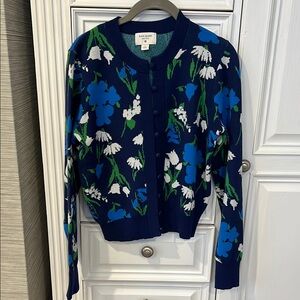 Kate Spade Blue Floral Women's Sweater Target Drop